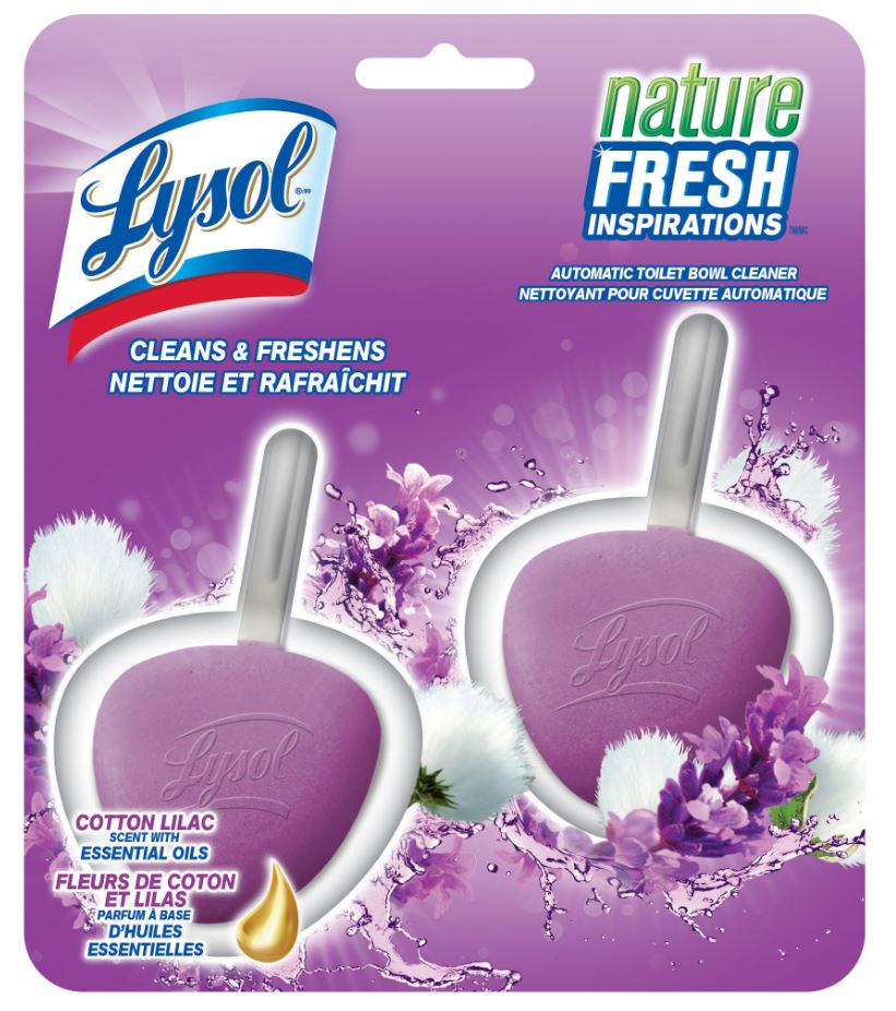 LYSOL Nature Fresh Inspirations Automatic Toilet Bowl Cleaner  Cotton Lilac Canada